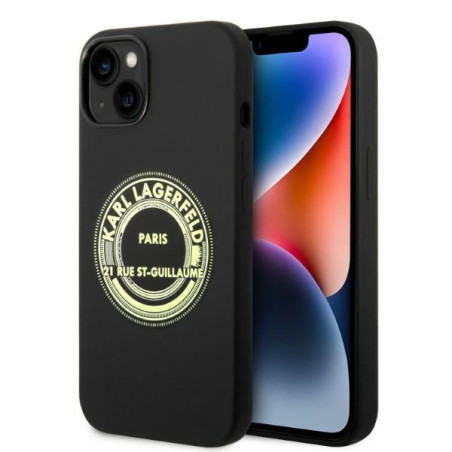 Kryt Karl Lagerfeld KLHCP14MSRSGRCK iPhone 14 Plus - black