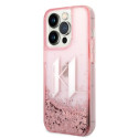 Kryt Karl Lagerfeld KLHCP14XLBKLCP pro iPhone 14 Pro Max – pink
