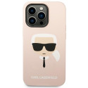 Kryt Karl Lagerfeld KLHCP14XSLKHLP iPhone 14 Pro Max růžový