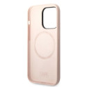 Kryt Karl Lagerfeld KLHMP14LSSKCI pro iPhone 14 Pro light pink
