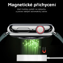 AG PREMIUM W12 Magnetická USB nabíječka pro Apple Watch všech generací, 1m, bílá