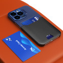 Pouzdro Hurtel LEATHER STAND CASE iPhone 14 modré