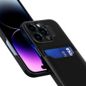 Pouzdro Hurtel LEATHER STAND CASE pro iPhone 14 Plus černé
