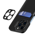 Pouzdro Hurtel LEATHER STAND CASE pro iPhone 14 Plus černé