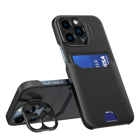 Hurtel Leather Stand Case pro iPhone 14 Pro – černé
