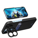 Hurtel Leather Stand Case pro iPhone 14 Pro – černé