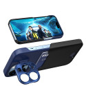 Hurtel LEATHER STAND CASE pro iPhone 14 Pro Max modré