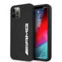 Kryt AMG Silicone Big Logo pro iPhone 12 Pro Max černý