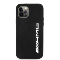 Kryt AMG Silicone Big Logo pro iPhone 12 Pro Max černý