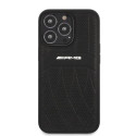 Kryt AMG Leather Curved Lines iPhone 13 Pro Max černý