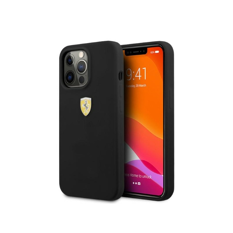 Kryt Ferrari iPhone 13 Pro Max - černá/černá