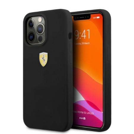 Kryt Ferrari pro iPhone 13 Pro Max MagSafe - černá
