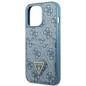 Kryt GUESS 4G Triangle Logo iPhone 13 Pro/13 - modrá