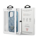 Kryt GUESS 4G Triangle Logo iPhone 13 Pro/13 - modrá
