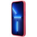 Kryt Guess SAFFIANO 4G SMALL METAL LOGO pro iPhone 13 Pro - růžová