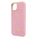Kryt Guess CROCO COLLECTION pro iPhone 14 Plus - růžová