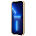 Kryt Guess Saffiano Triangle iPhone 14 Plus - beige