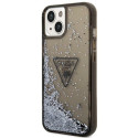 Kryt Guess Liquid Glitter Palm pro iPhone 14 - černá