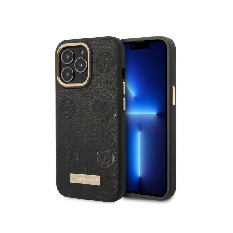 Kryt Guess GUHMP13LSAPSTK pro iPhone 13 Pro - černá/černý