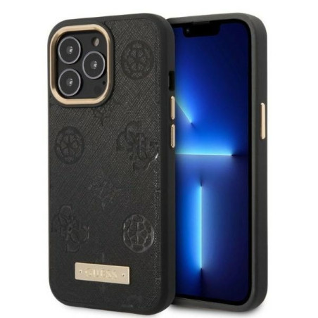 Kryt Guess GUHMP13LSAPSTK MagSafe pro iPhone 13 Pro - černá