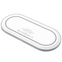 HOCO CW24 Bezdrátová nabíječka 3v1 pro iPhone, Watch a AirPods, bílá