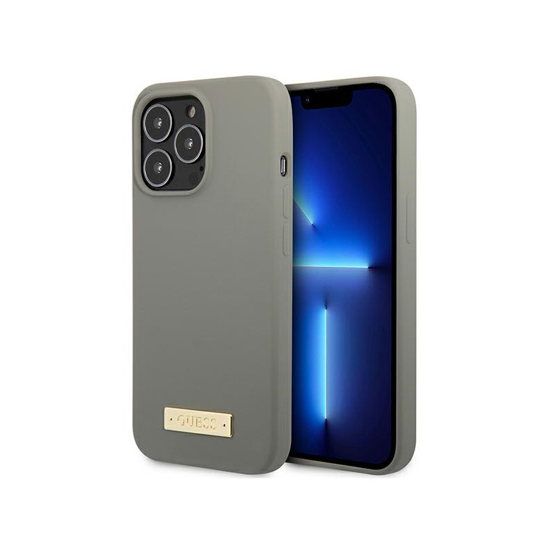 Kryt Guess GUHMP13LSPLG pro iPhone 13 Pro - grey/grey