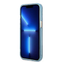 Kryt Guess Gold Outline MagSafe pro iPhone 13 – modrý