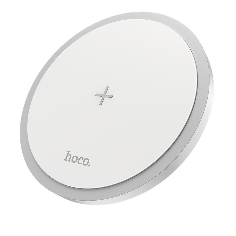 HOCO CW26 Fast Charge bezdrátová nabíječka s výkonem 15W, bílá