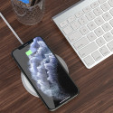 HOCO CW26 Fast Charge bezdrátová nabíječka s výkonem 15W, bílá