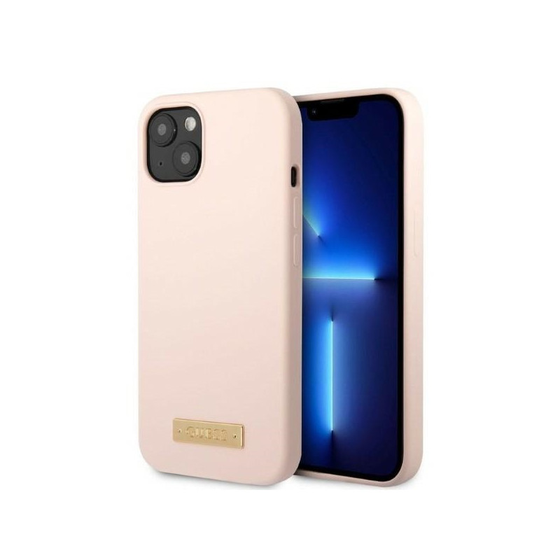 Kryt Guess GUHMP13SSBPLP pro iPhone 13 mini - růžová