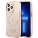 Kryt GUESS Gold Outline Translucent MagSafe pro iPhone 13 Pro Max - pi