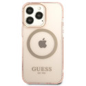 Kryt GUESS Gold Outline Translucent MagSafe pro iPhone 13 Pro Max - pi