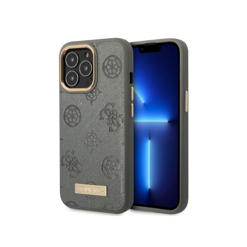 Kryt Guess GUHMP13XSAPSTG pro iPhone 13 Pro Max - šedá/šedá