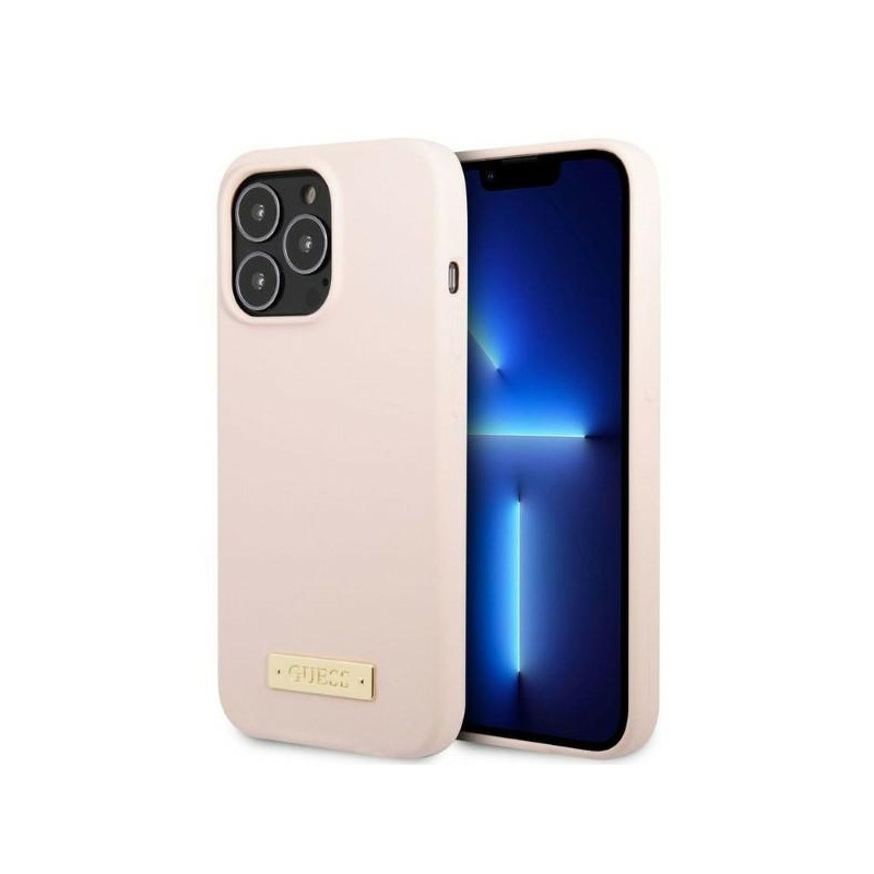 Kryt Guess GUHMP13XSPLP pro iPhone 13 Pro Max - růžová