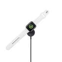 AG PREMIUM W12 Magnetická USB nabíječka pro Apple Watch všech generací, 1m, černá