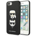 Kryt Karl Lagerfeld SAFFIANO KARL&CHOUPETTE iPhone 7 Plus/8 Plus čern