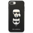 Kryt Karl Lagerfeld SAFFIANO KARL&CHOUPETTE iPhone 7 Plus/8 Plus čern
