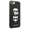 Kryt Karl Lagerfeld SAFFIANO KARL&CHOUPETTE iPhone 7 Plus/8 Plus čern