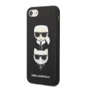 Kryt Karl Lagerfeld KLHCI8SAKICKCBK pro iPhone 7/8/SE (2020/2022) čer