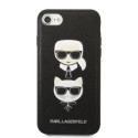 Kryt Karl Lagerfeld KLHCI8SAKICKCBK pro iPhone 7/8/SE (2020/2022) čer