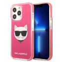 Kryt Karl Lagerfeld CHOUPETTE HEAD iPhone 13 Pro - fuksjový