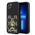 Kryt Karl Lagerfeld KARLIMALS Cardslot iPhone 13 - černý