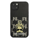 Kryt Karl Lagerfeld KARLIMALS Cardslot iPhone 13 - černý