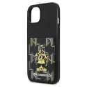 Kryt Karl Lagerfeld KARLIMALS Cardslot iPhone 13 - černý