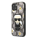 Kryt Karl Lagerfeld KLHCP13MPMNFIK1 iPhone 13 šedá/šedá