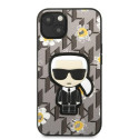 Kryt Karl Lagerfeld KLHCP13MPMNFIK1 iPhone 13 šedá/šedá