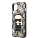 Kryt Karl Lagerfeld KLHCP13MPMNFIK1 iPhone 13 šedá/šedá