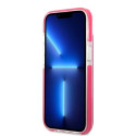 Kryt Karl Lagerfeld CHOUPETTE HEAD pro iPhone 13 - fuchsia