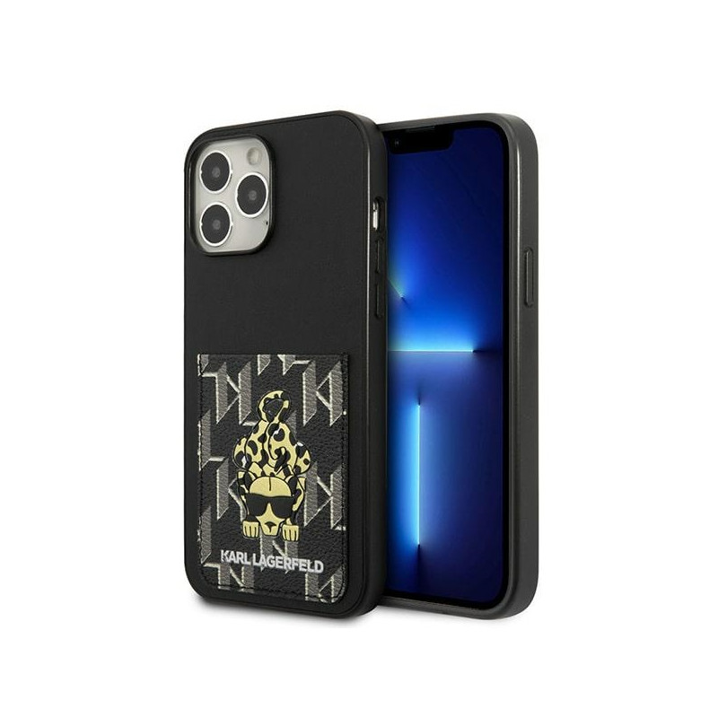 Kryt Karl Lagerfeld KARLIMALS Cardslot pro iPhone 13 Pro Max - černý