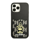 Kryt Karl Lagerfeld KARLIMALS Cardslot iPhone 13 Pro Max - černý
